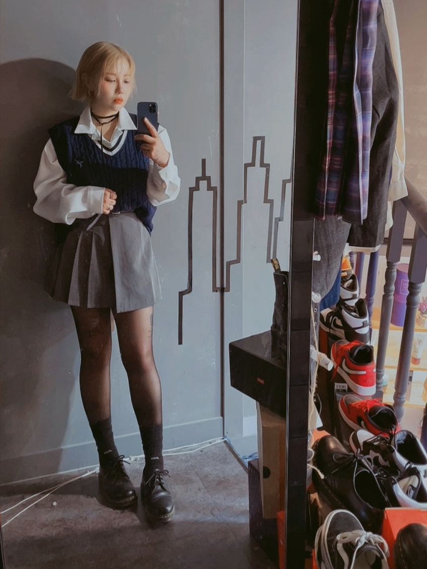 Dr. Martens 1461 Smooth Black 착용 스타일