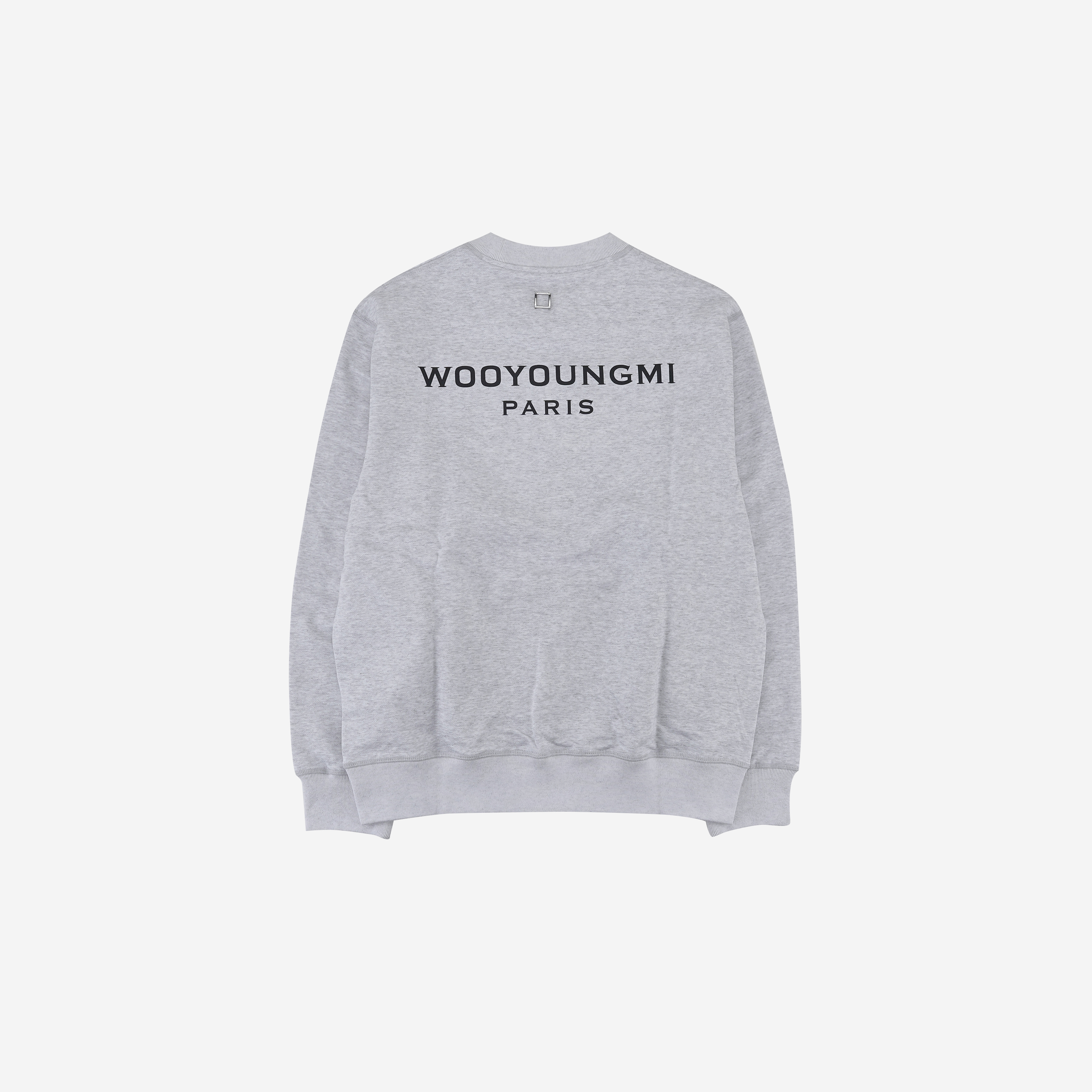 Wooyoungmi Cotton Back Logo Sweatshirt Gray - 24SS