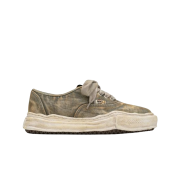 Maison Mihara Yasuhiro Baker OG Sole Washed Denim Low-top Sneakers Green