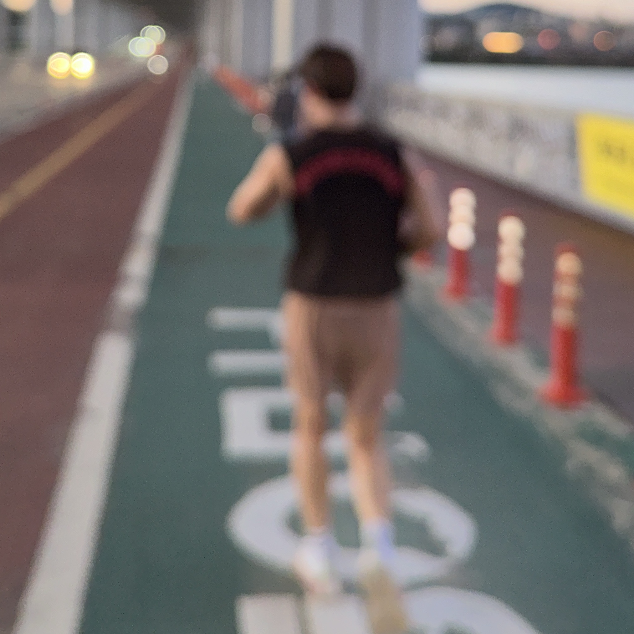Hermanos Koumori Multi Tezontle Running Shorts Orange 착용 스타일 - 2