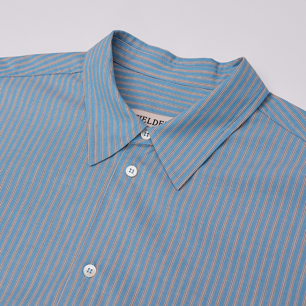 필더스 여성 스트라이프 코튼 셔츠 블루(Fielders Stripe Cotton Shirts Blue) - 4