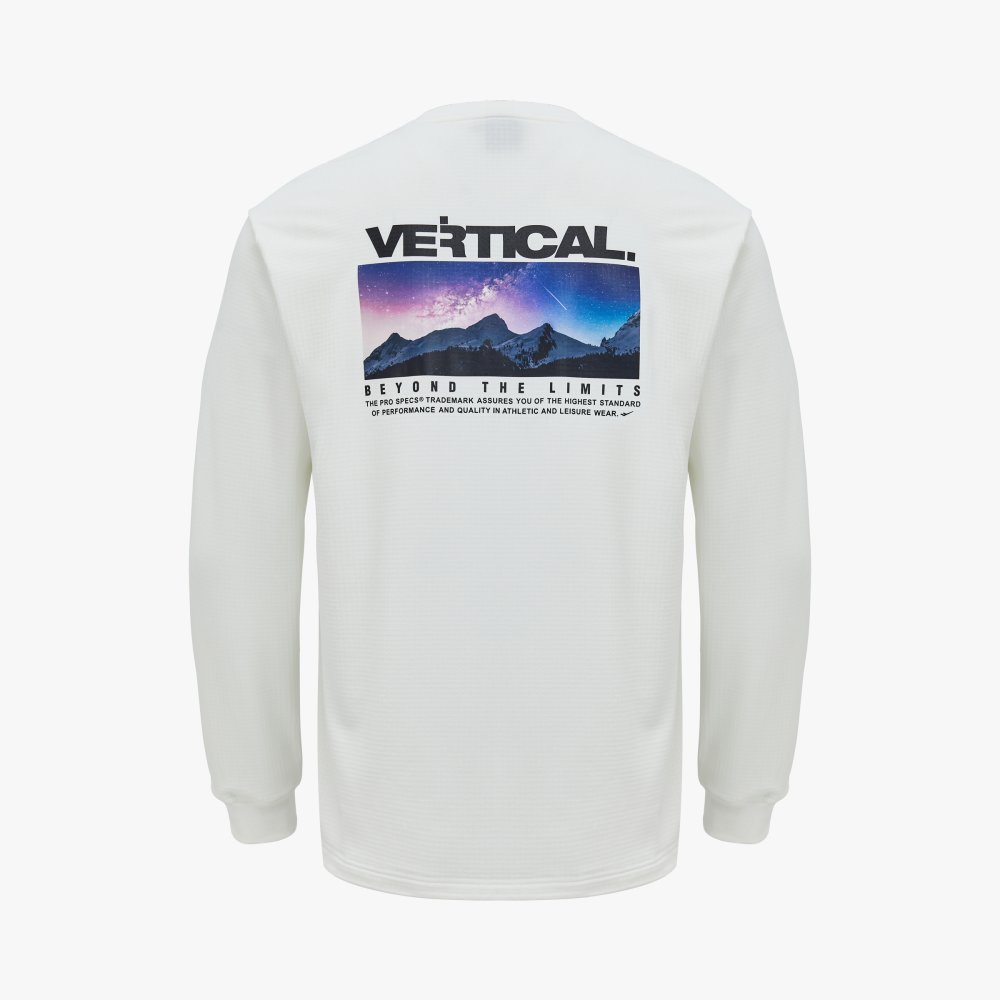 프로-스펙스 버티컬 그래픽티셔츠 오프 화이트(PRO-SPECS Vertical Graphic T-Shirts Off White) - 3
