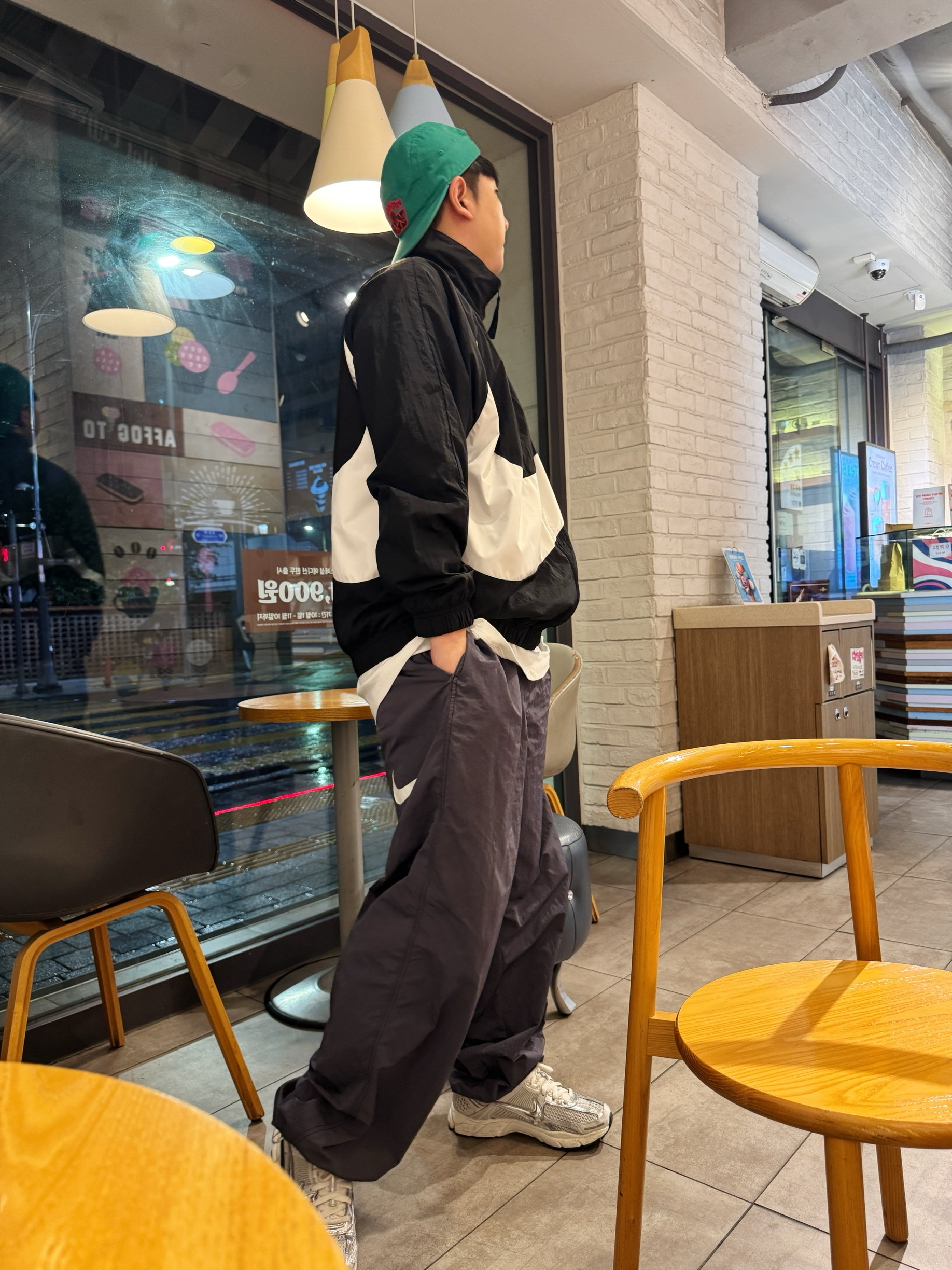 Nike NSW Big Swoosh Woven Jacket Black - Asia, Nike x Stussy Beach Pants Off Noir 착용 스타일