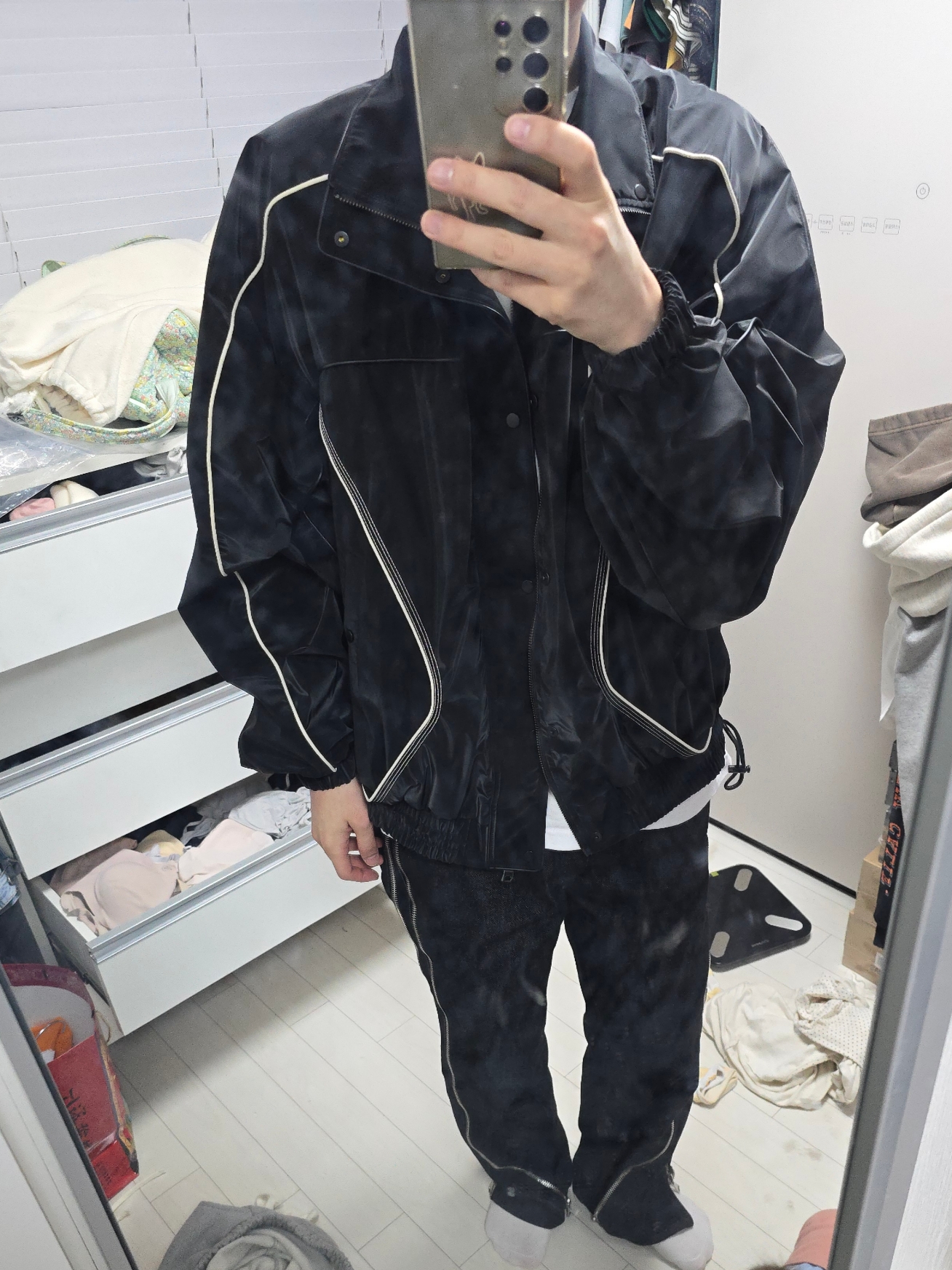 Ader Error Bant Jumper Noir (Ver.2) 착용 스타일