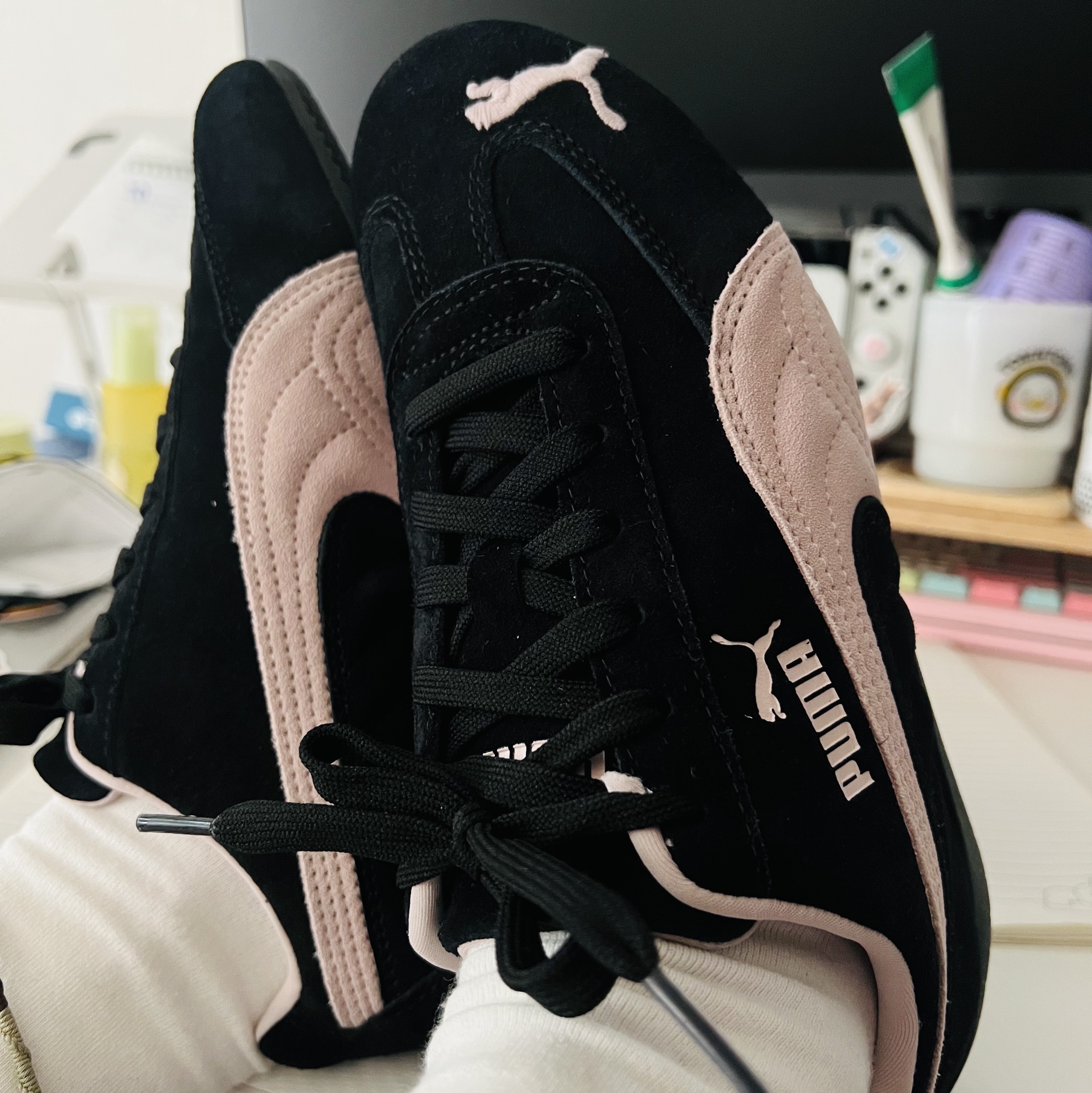 Puma Speedcat OG Black Mauve Mist 착용 스타일