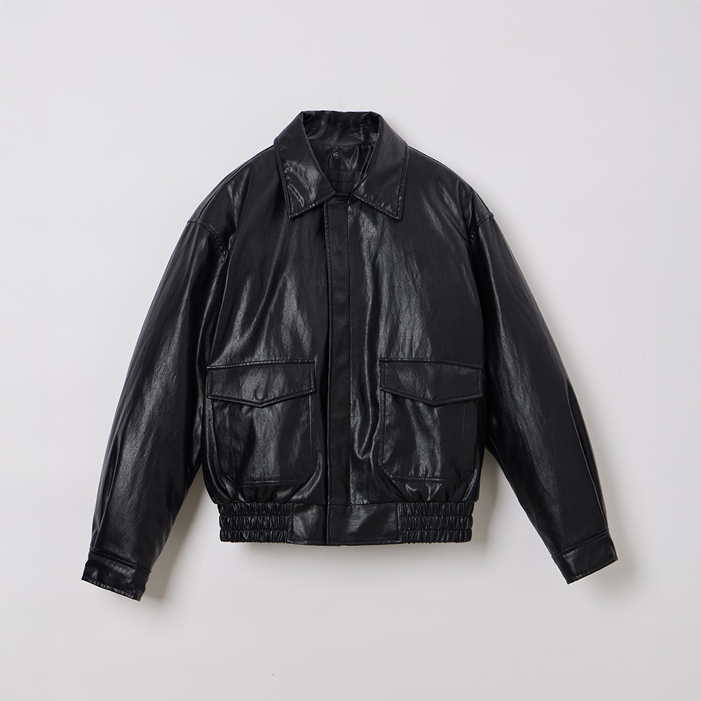 필더스 여성 퍼 칼라 플라이트 점퍼 블랙(Fielders Fur Collar Flight Jumper Black) - 3