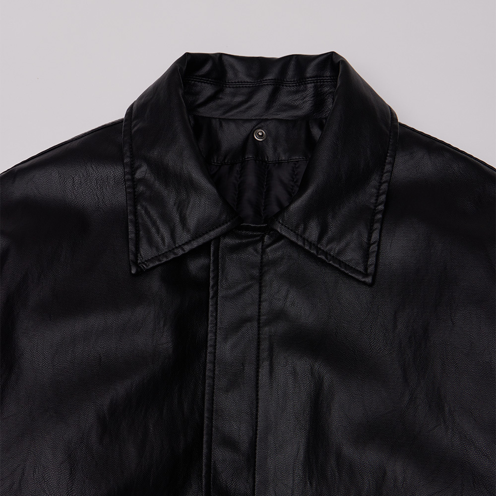 필더스 여성 퍼 칼라 플라이트 점퍼 블랙(Fielders Fur Collar Flight Jumper Black) - 5