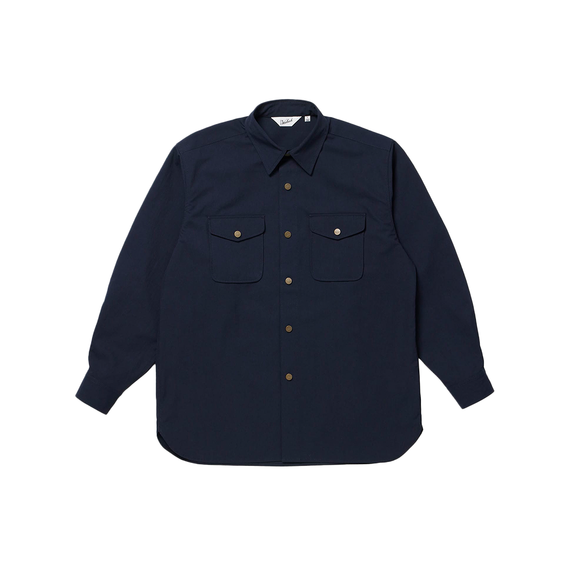 KM4DSHLWR09NY Woolrich Chino Field Shirt Navy - 24FW