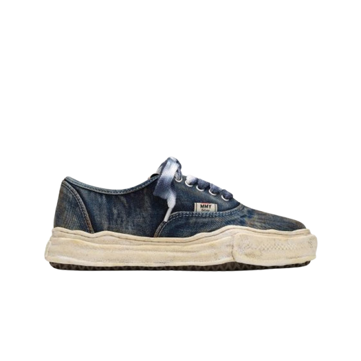Maison Mihara Yasuhiro Baker OG Sole Washed Denim Low-top Sneakers Blue