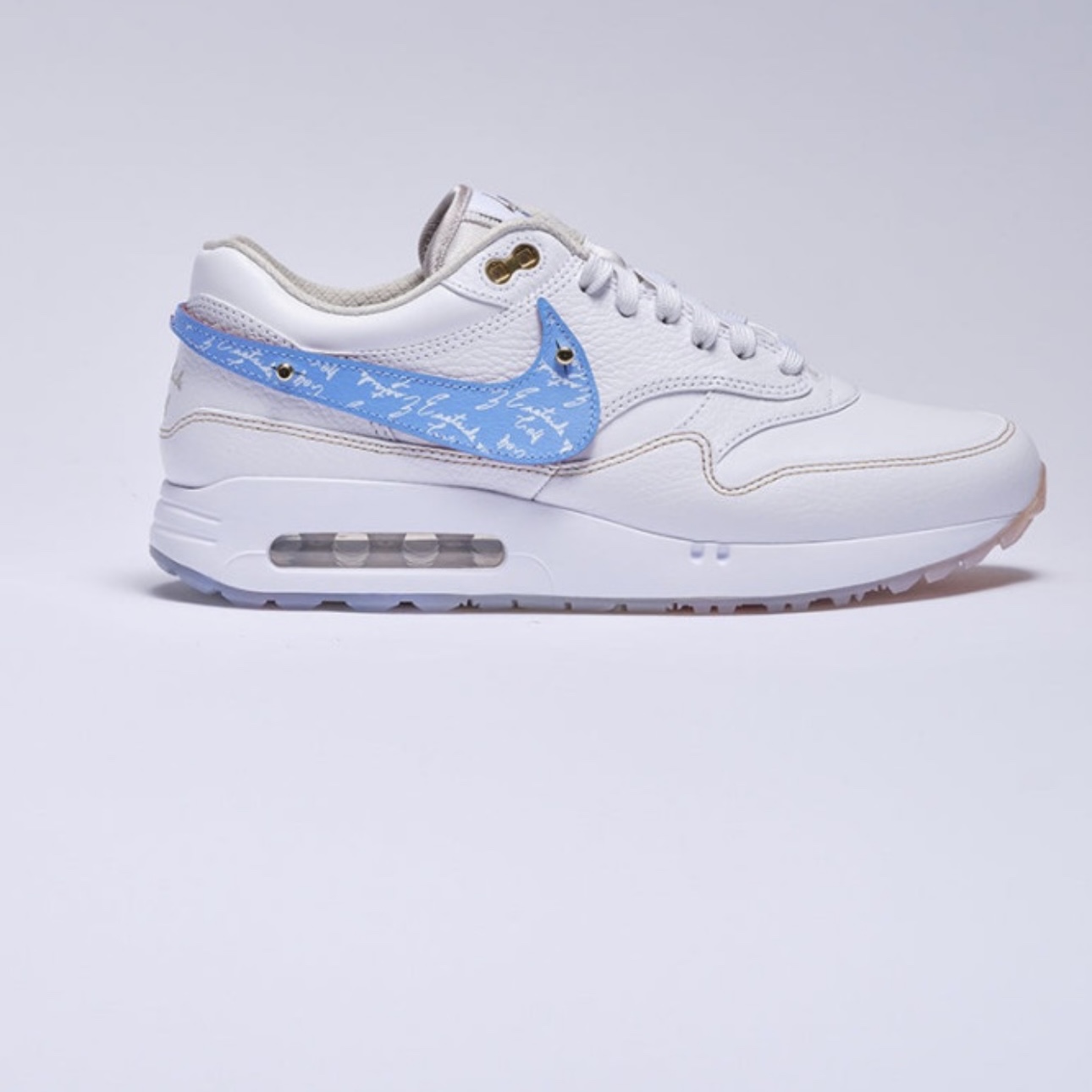 Nike x Eastside Golf  Air Max 1 '86 OG Golf White Metallic Gold 착용 스타일 - 5