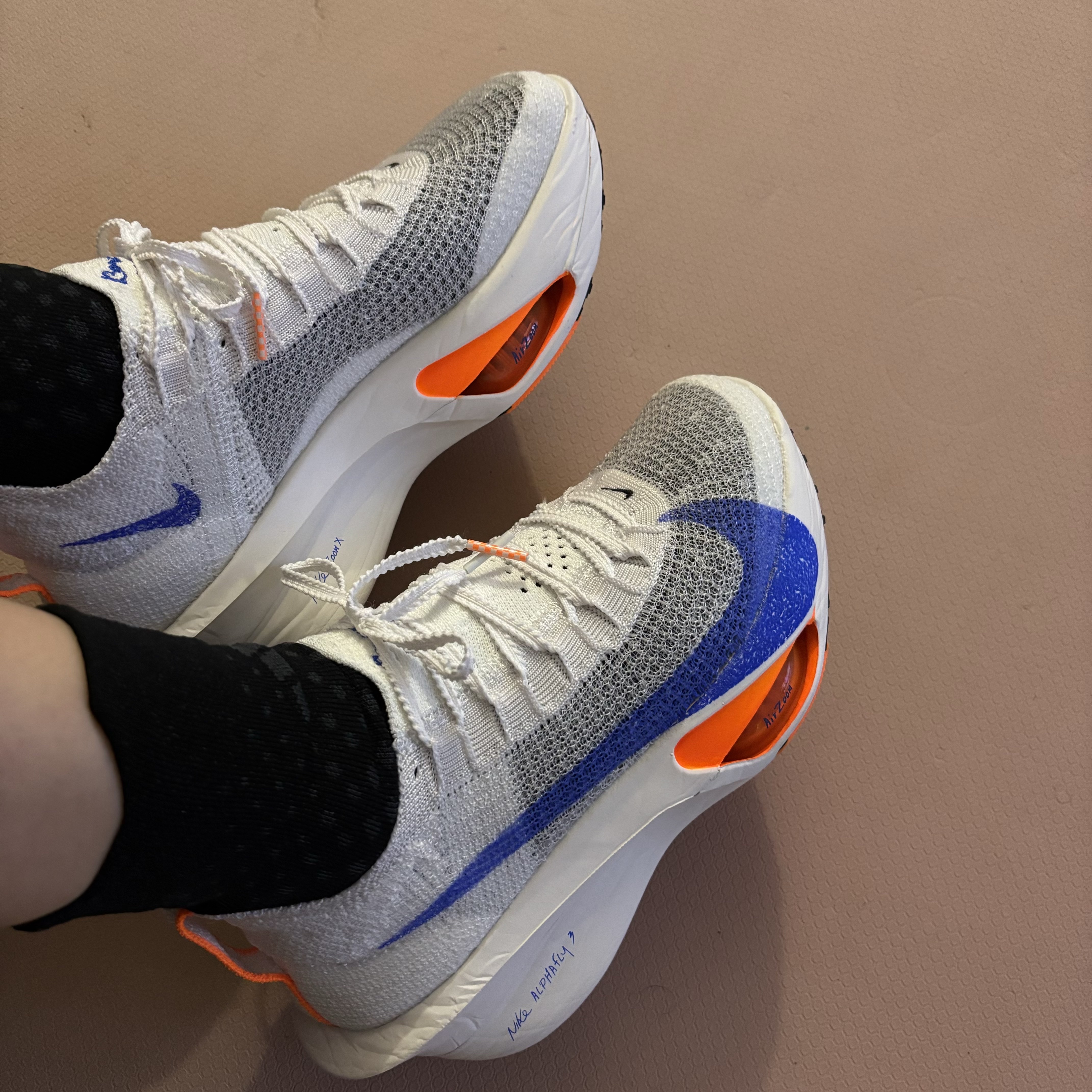 (W) Nike Air Zoom Alphafly Next% 3 Blueprint 착용 스타일 - 1