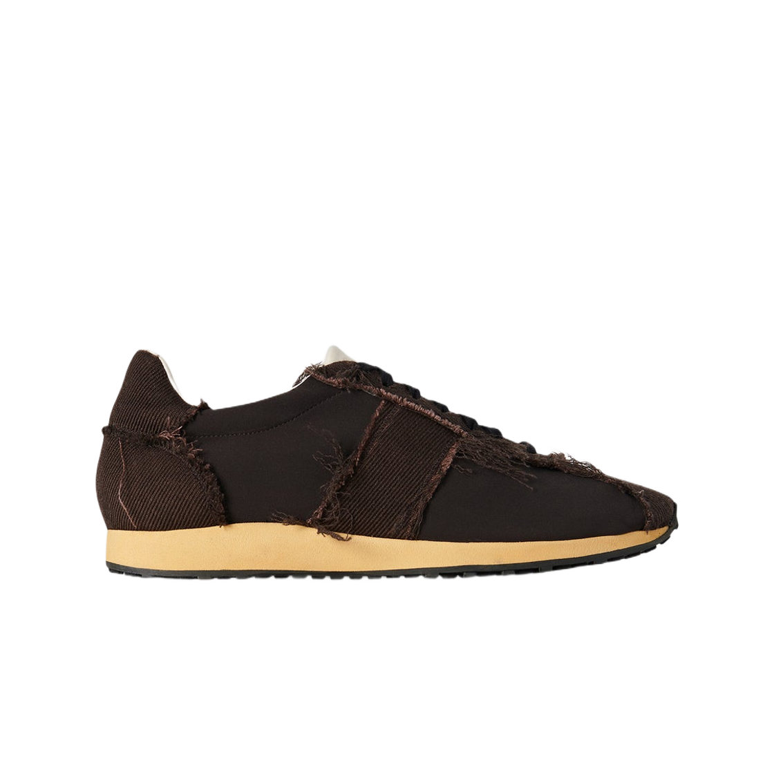 더 로우 미카 스니커 울 린넨 앤 나일론 브라운 크림(The Row Mica Sneaker in Wool Linen and Nylon Brown Cream) - 1