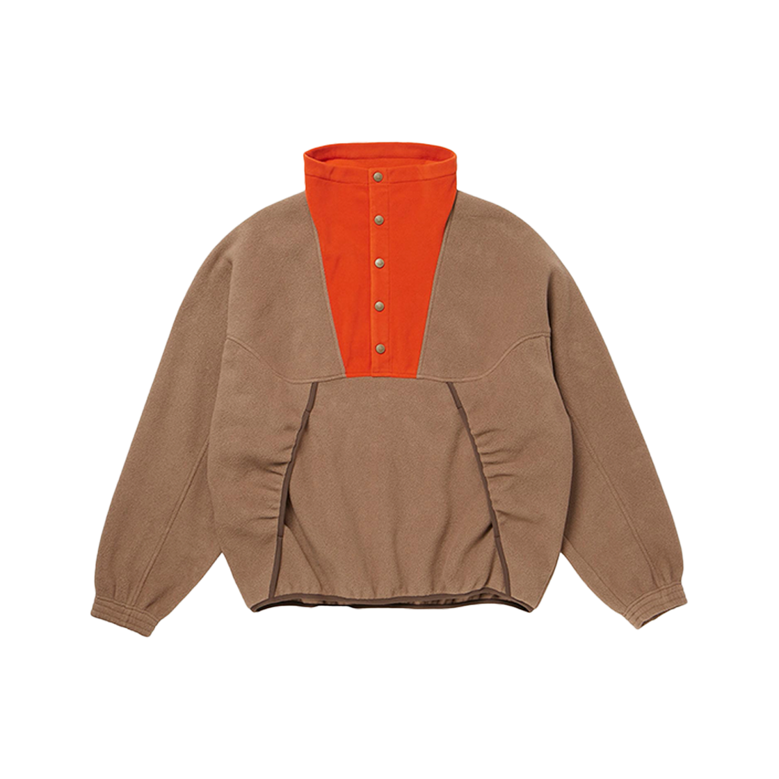 KM4DKNPWR12BG Woolrich Polartec Fleece Pullover Jacket Beige - 24FW