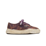 Maison Mihara Yasuhiro Baker OG Sole Washed Denim Low-top Sneakers Purple