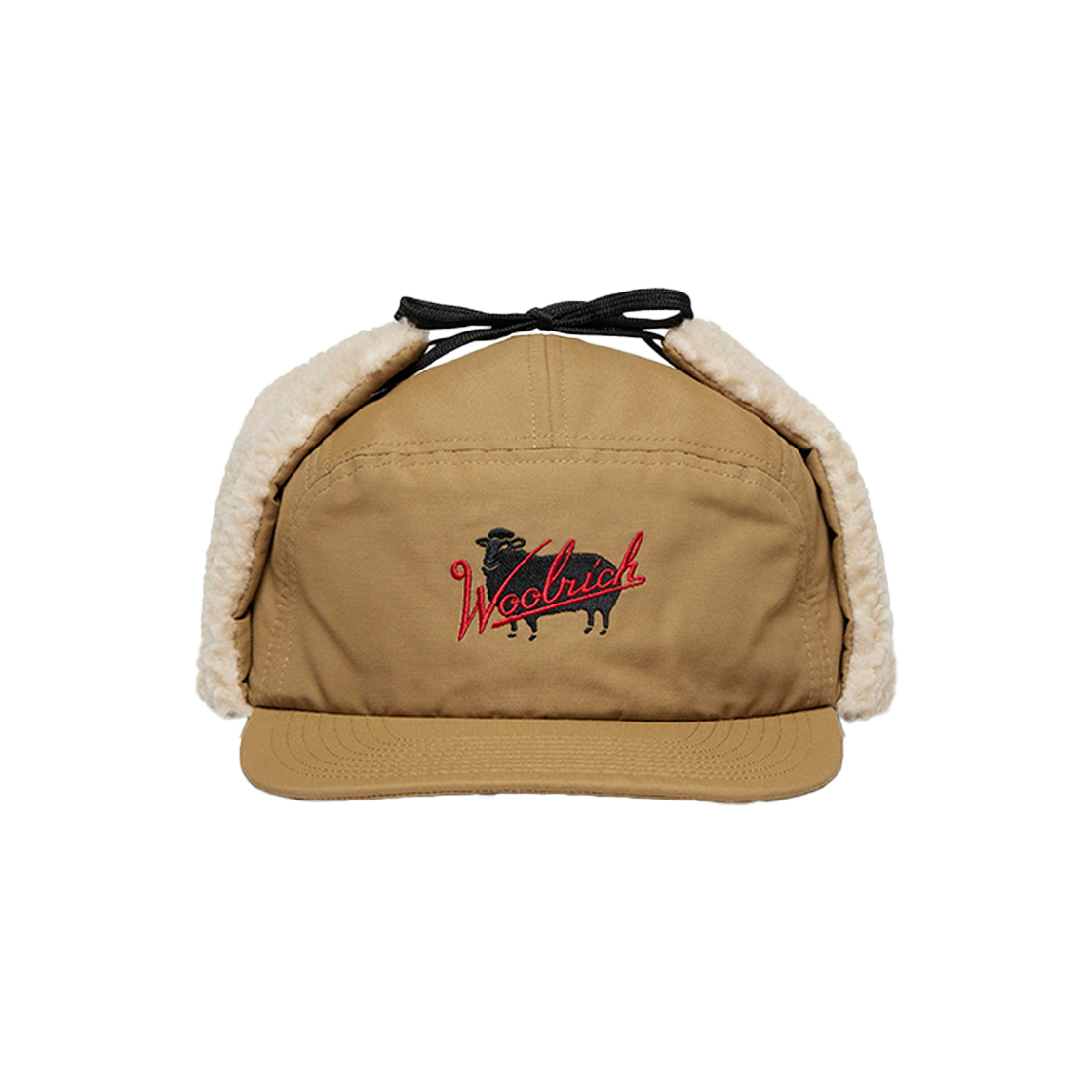울리치 이어플랩 캡 베이지 - 24FW(Woolrich Earflap Cap Beige - 24FW)
