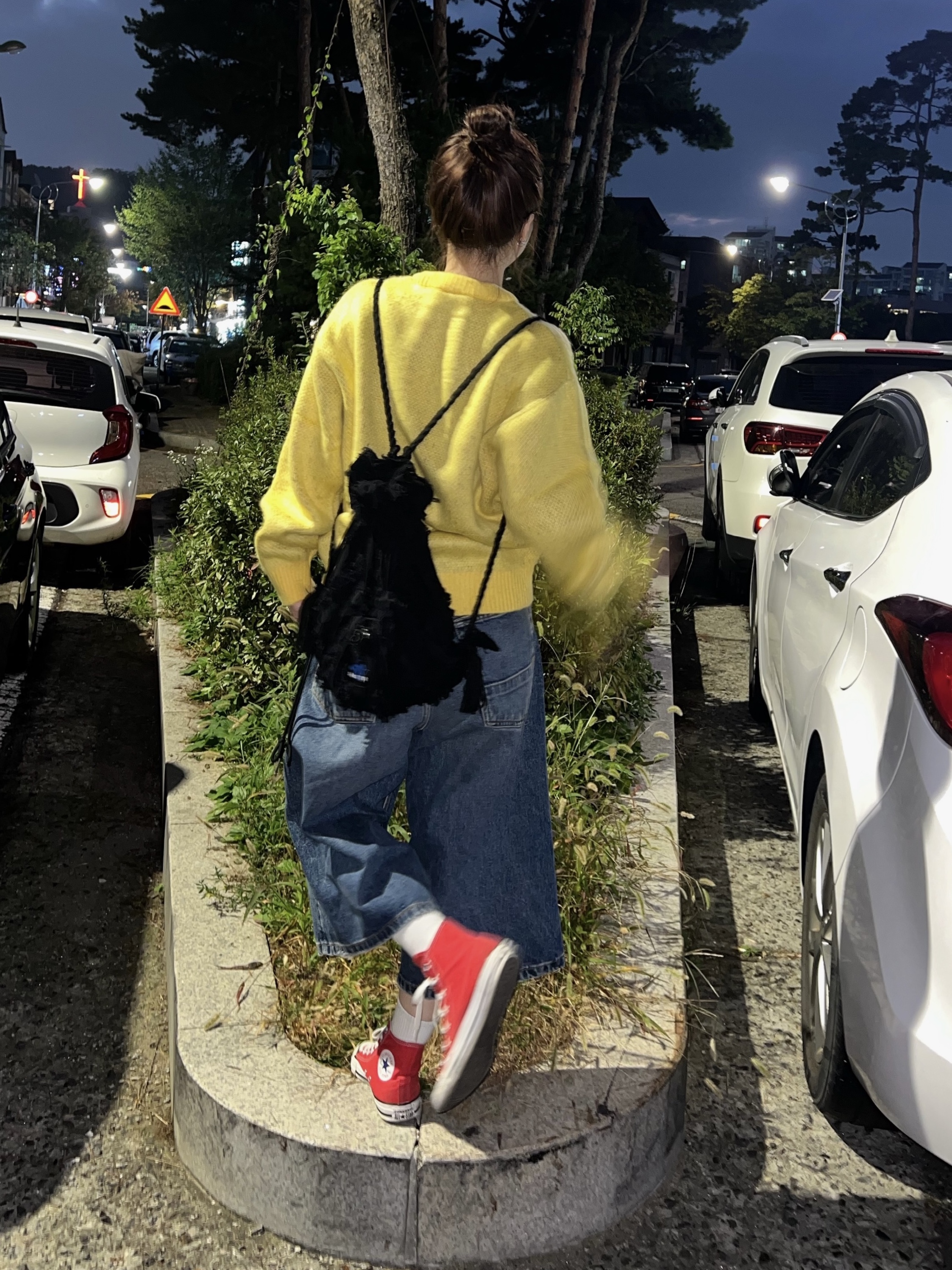 Sentiments No.391 Necklace Silver, Converse Chuck Taylor All Star Hi Tri Block Rush Blue 착용 스타일 - 2