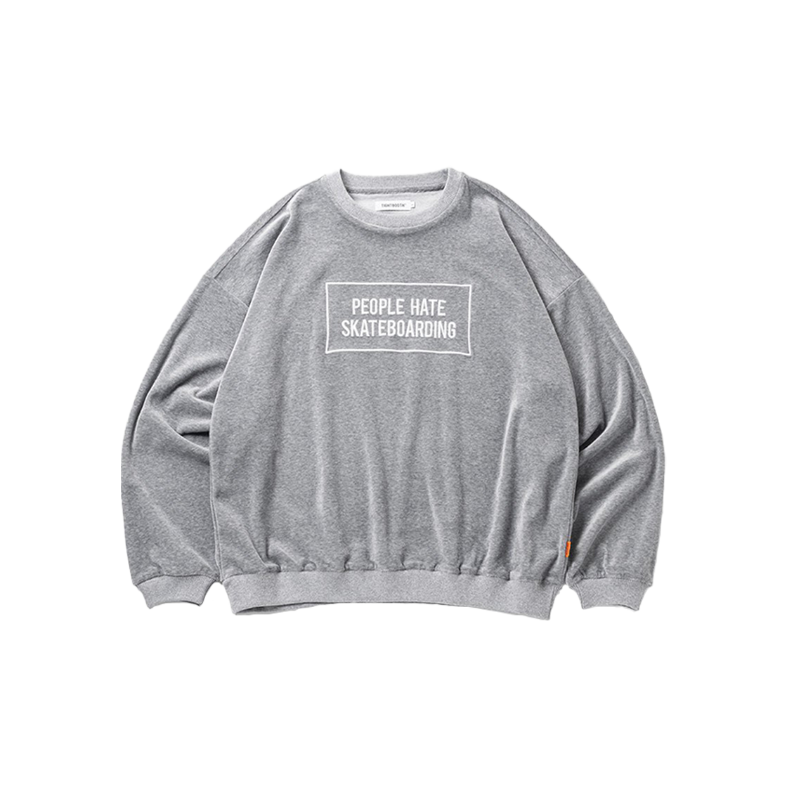 타이트부스 피플 헤이트 스케이트 벨루어 LS 그레이 - 24FW(Tightbooth People Hate Skate Velour LS Grey - 24FW)