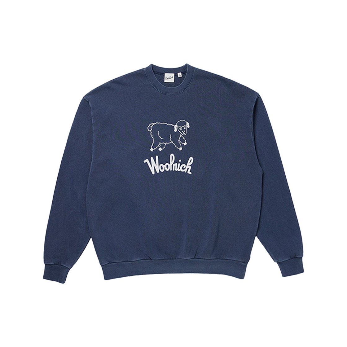 KM4DTSWWR07GY Woolrich Running Sheep Sweat Shirt Navy - 24FW