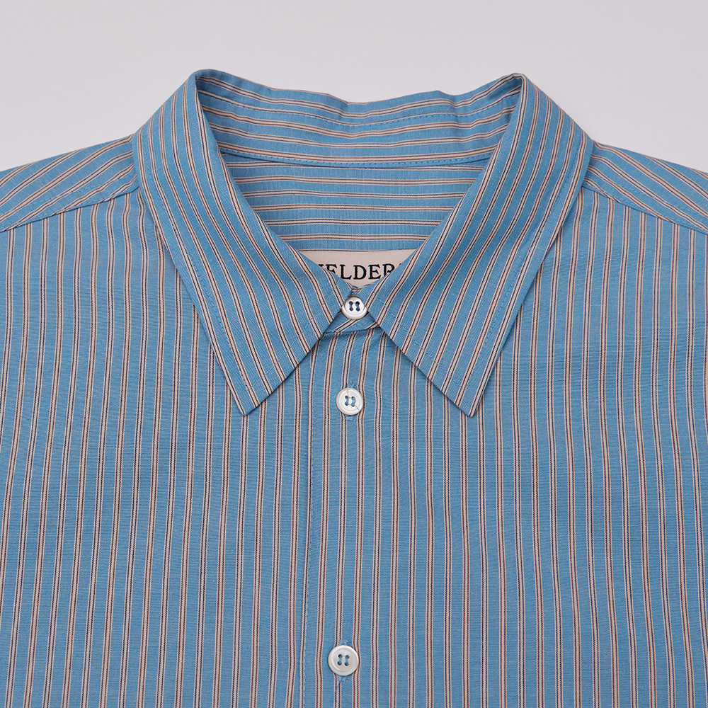 필더스 여성 스트라이프 코튼 셔츠 블루(Fielders Stripe Cotton Shirts Blue) - 3
