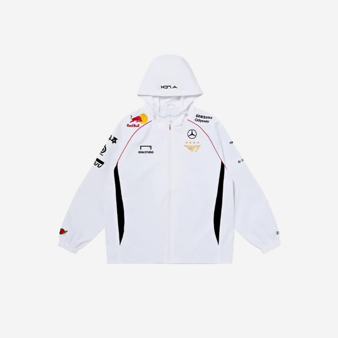 골 스튜디오 T1 2024 유니폼 월즈 자켓 화이트 (논 마킹 버전)(Goal Studio T1 2024 Uniform Worlds Jacket White (Non Marking Ver.))