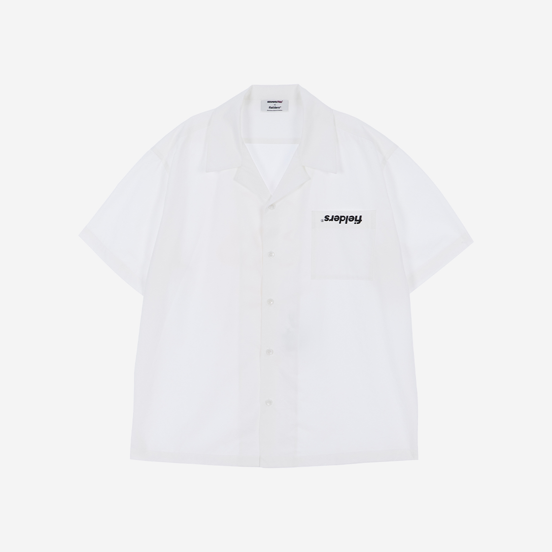 필더스 옐로우 라인 플라워 셔츠 화이트(Fielders Yellow Line Flower Shirt White) - 3