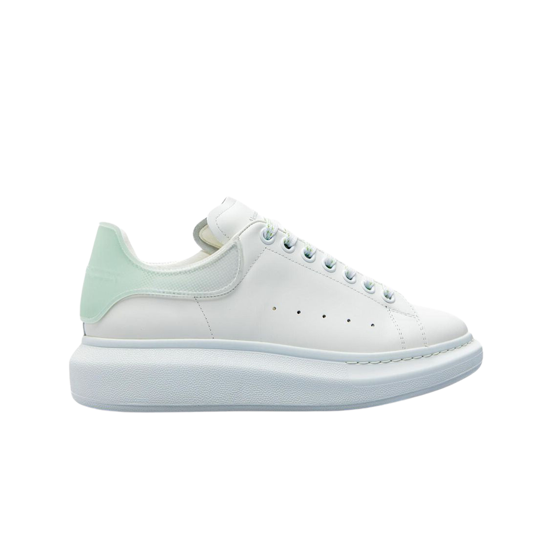 알렉산더 맥퀸 오버사이즈드 스니커즈 화이트 라이트 그린(Alexander McQueen Oversized Sneakers White Light Green)
