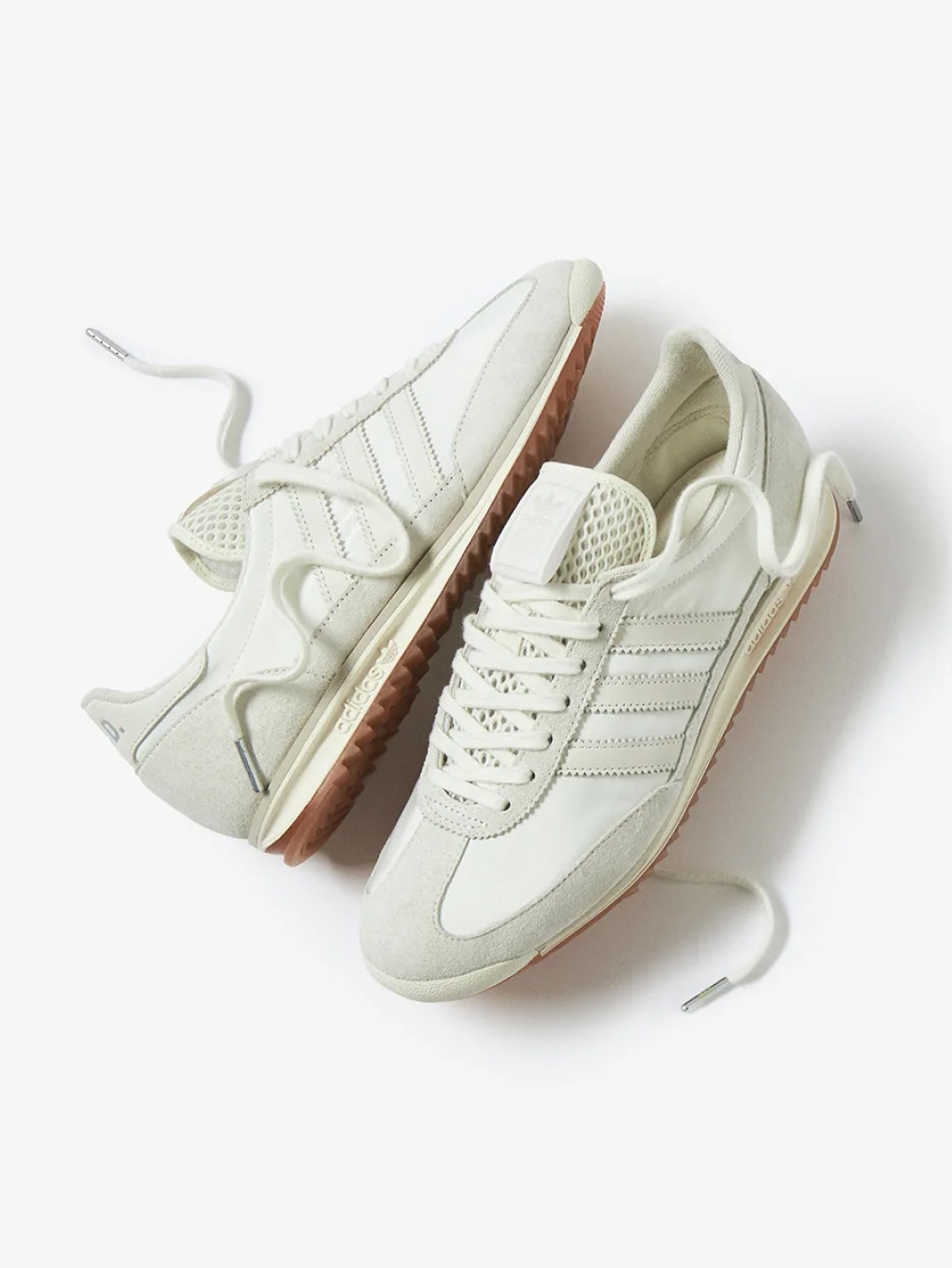Adidas x END. Gazelle Indoor Laundromat, Adidas x END. SL 72 Laundromat 착용 스타일 - 4