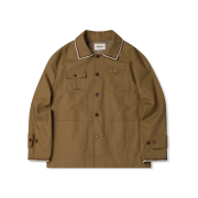 Fritur Embroidery Work Jacket Olive