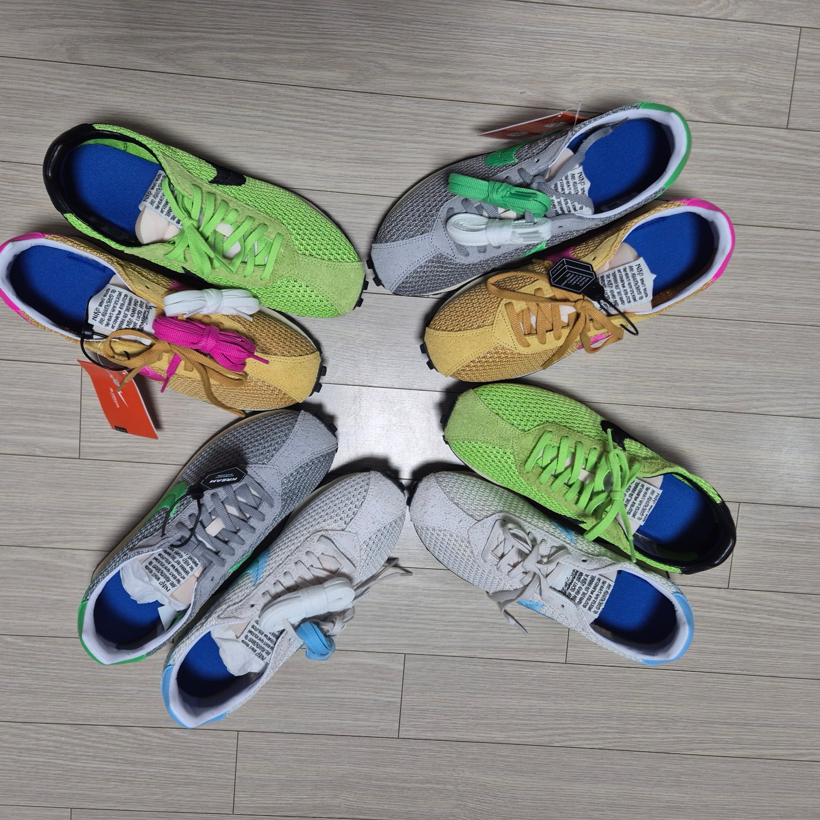 Nike x Stussy LD-1000 SP Particle Gray Green Fossil 착용 스타일