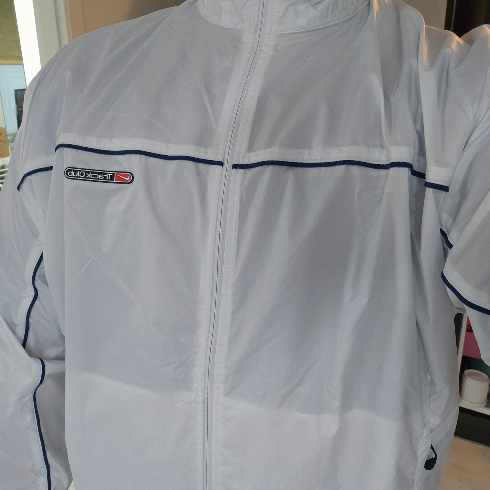 Nike Track Club Storm-Fit Running Jacket Summit White - Asia 착용 스타일 - 2