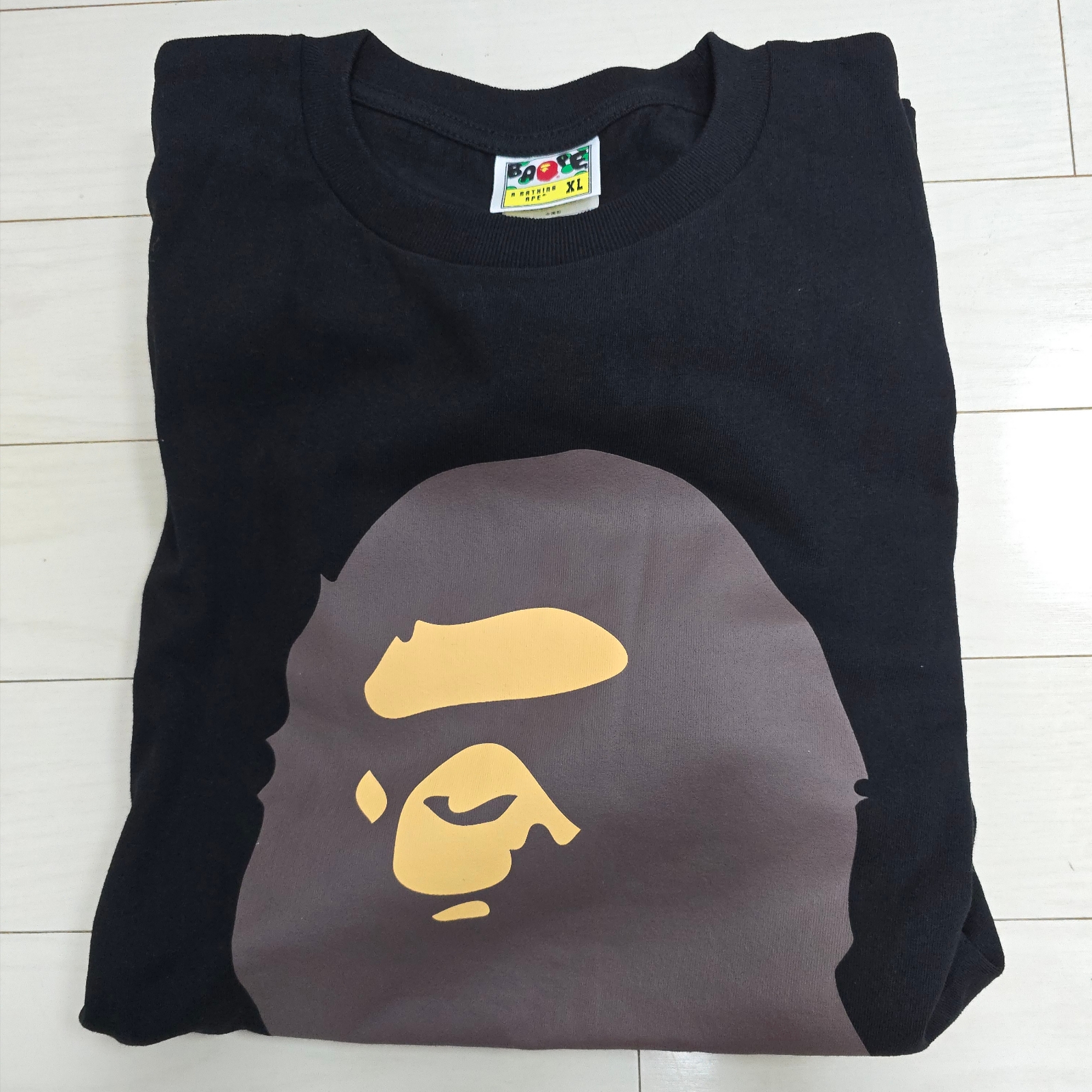 BAPE By Bathing Ape L/S T-Shirt Black 착용 스타일