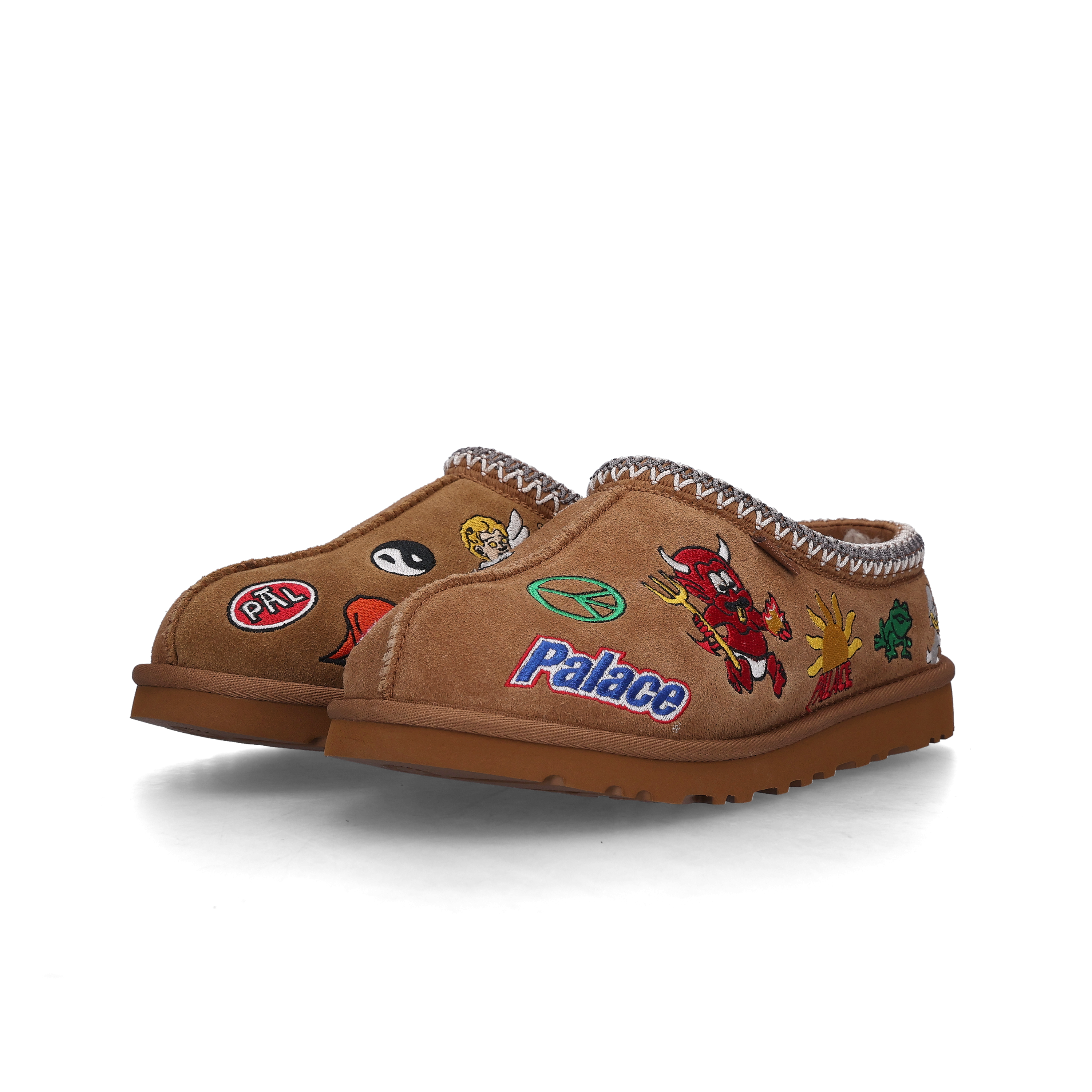 UGG x Palace Tasman Slipper Chestnut