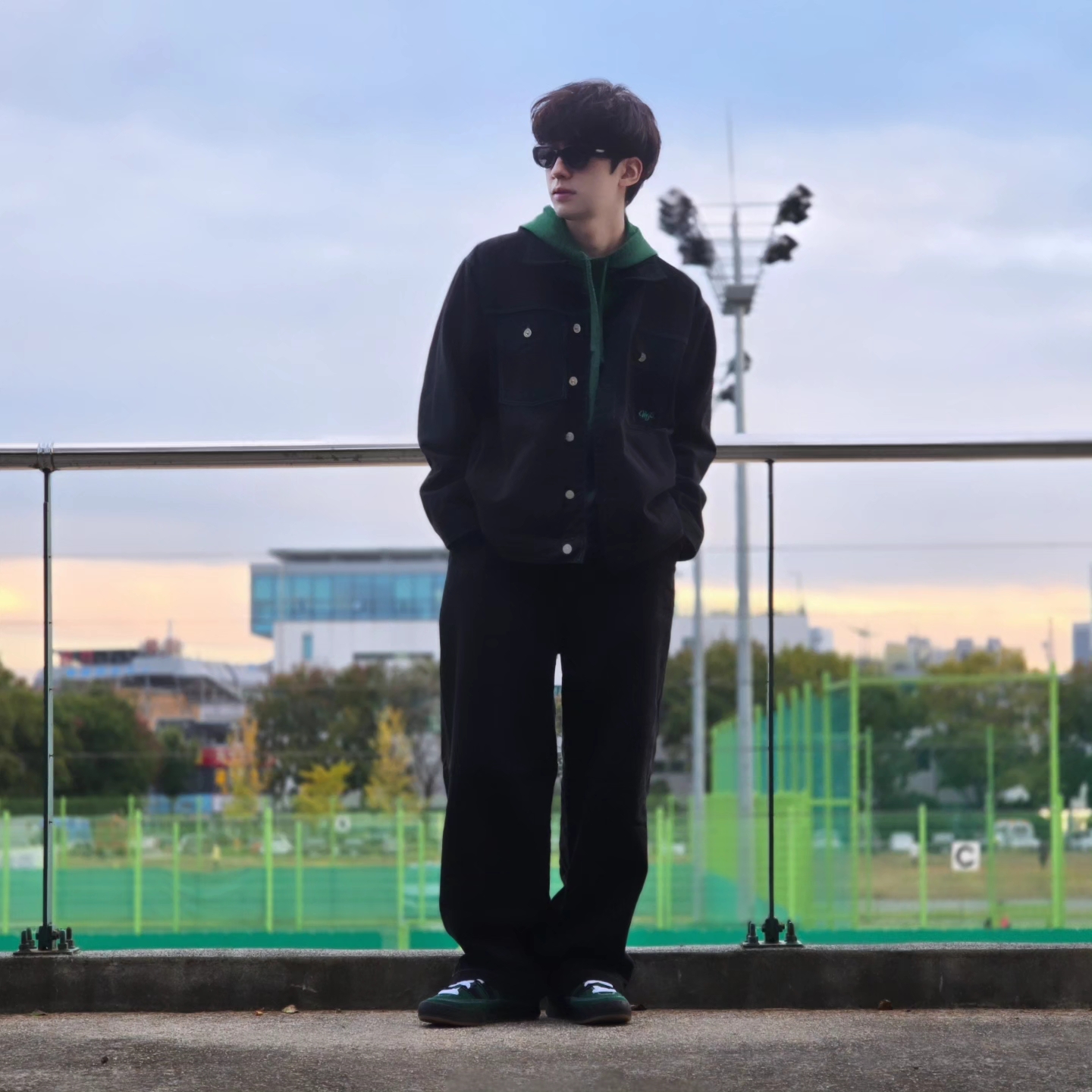 Nike NSW Club Fleece Pullover Hoodie Gorge Green - Asia, Nike NSW Club Fleece Pullover Hoodie Gorge Green - US/EU 착용 스타일 - 2