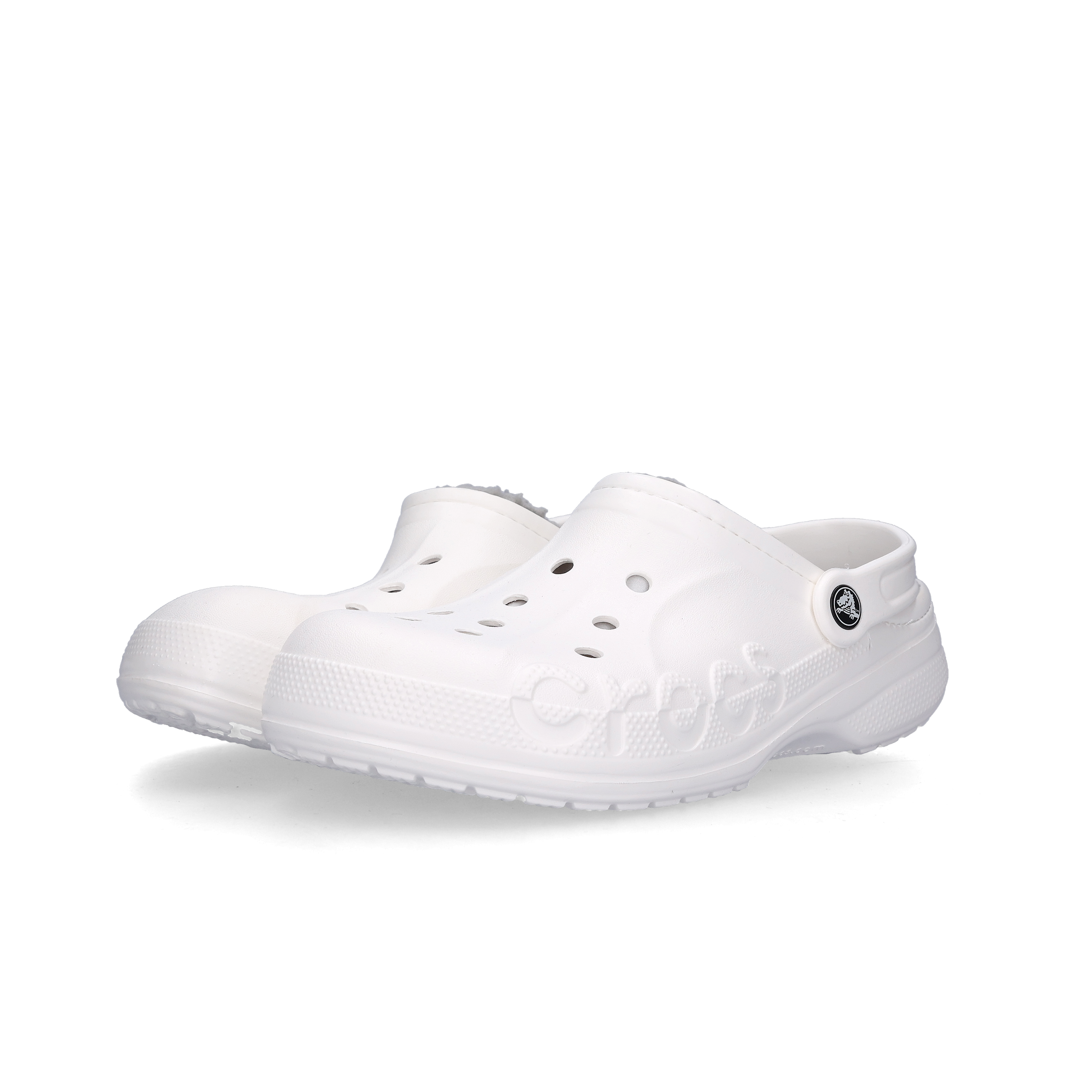 Crocs Baya Lined Clog White Light Grey