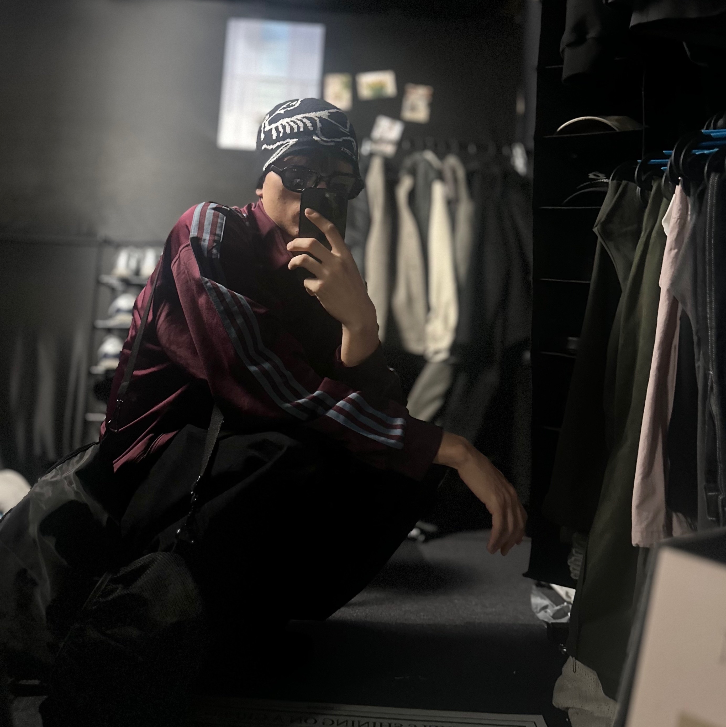 Adidas Originals Beckenbauer Track Jacket Maroon - KR Sizing, Arc'teryx Bird Head Toque Orca 착용 스타일 - 2