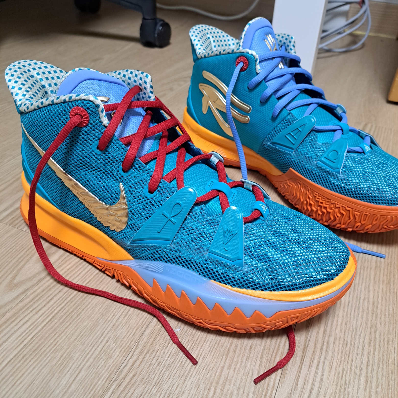 Nike x Concepts Kyrie 7 EP Horus 착용 스타일