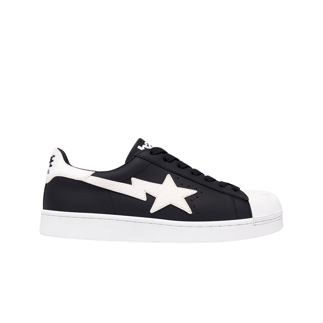 0ZXSHM191065L BAPE Skull Sta #2 M1 Black White