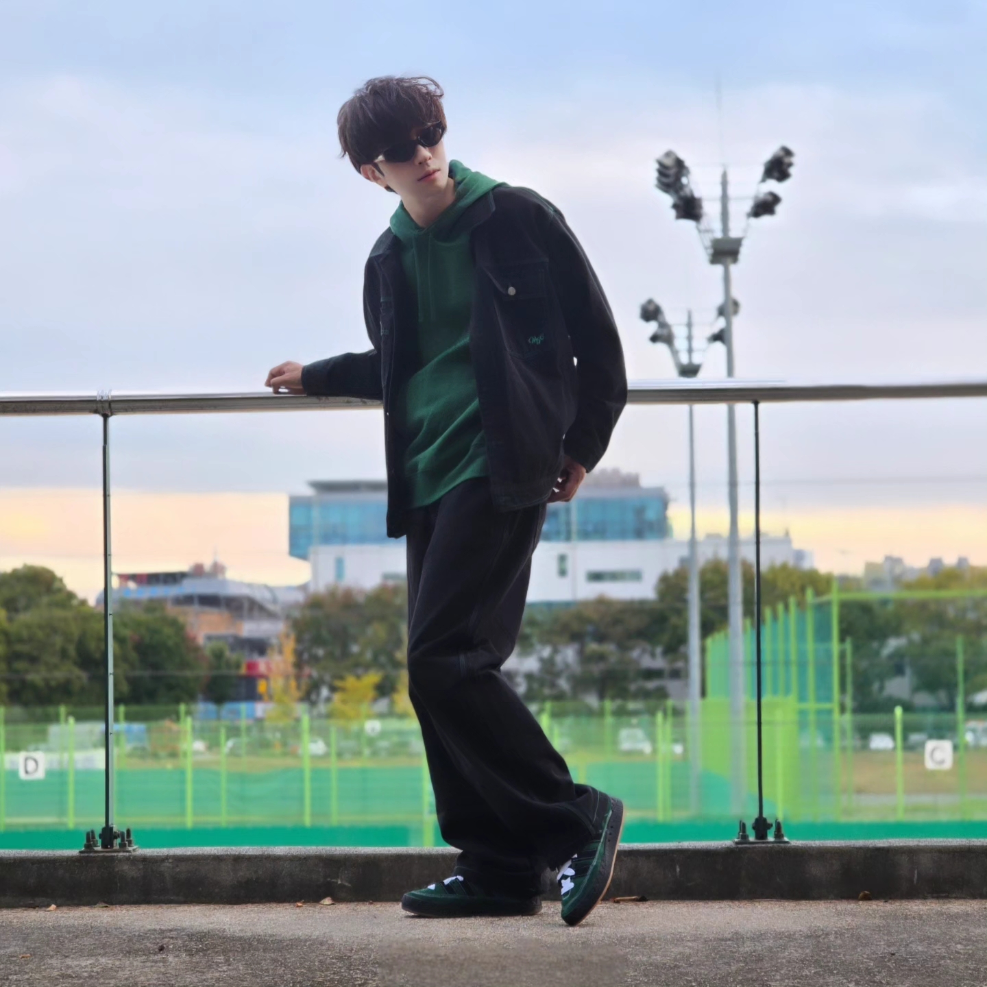 Nike NSW Club Fleece Pullover Hoodie Gorge Green - Asia, Nike NSW Club Fleece Pullover Hoodie Gorge Green - US/EU 착용 스타일 - 3