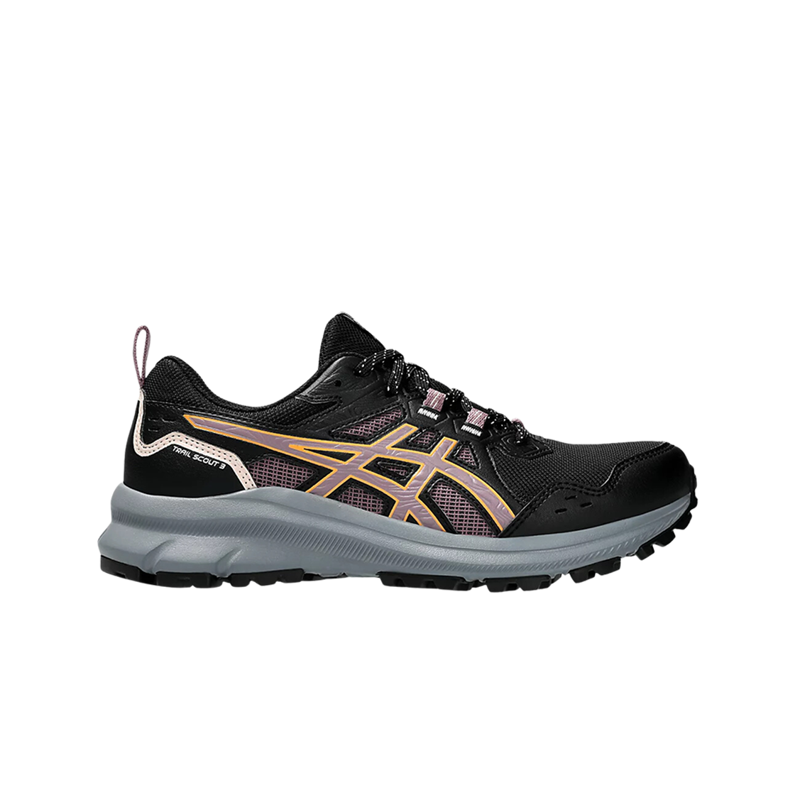 1012B516-003 (W) Asics Trail Scout 3 Black Dusty Mauve