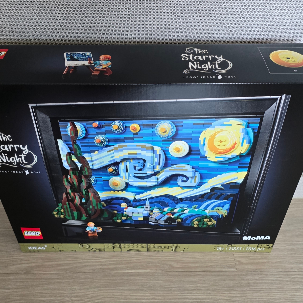 Lego Vincent Van Gogh The Starry Night 착용 스타일