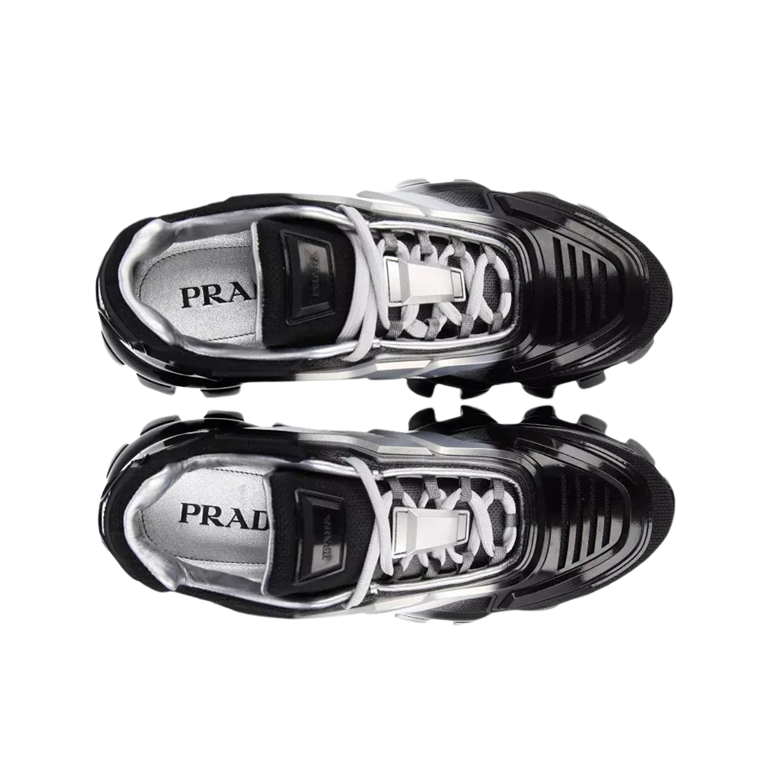 프라다 클라우드버스트 썬더 스니커즈 실버 블랙(Prada Cloudbust Thunder Sneakers Silver Black) - 2