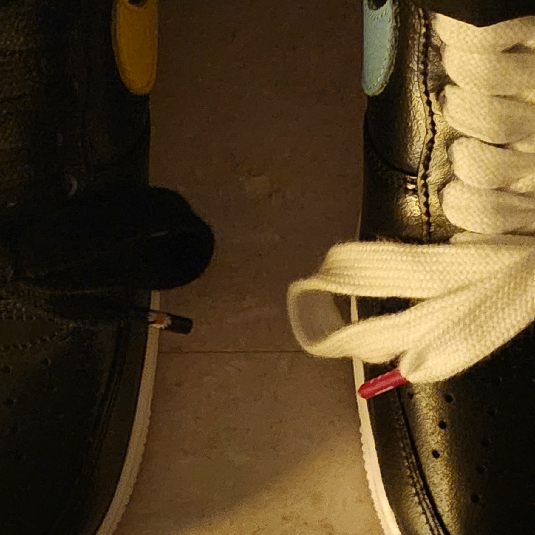 Nike x Peaceminusone Air Force 1 Low Para-Noise 3.0 Black and Multicolor 착용 스타일