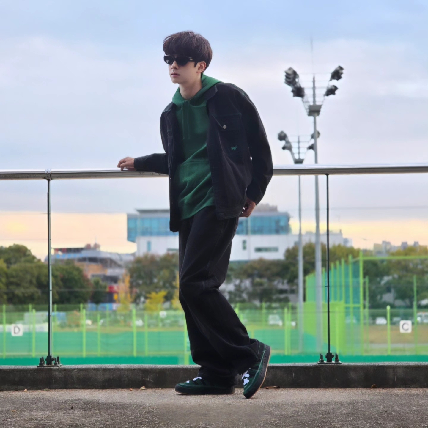 Nike NSW Club Fleece Pullover Hoodie Gorge Green - Asia, Nike NSW Club Fleece Pullover Hoodie Gorge Green - US/EU 착용 스타일 - 4