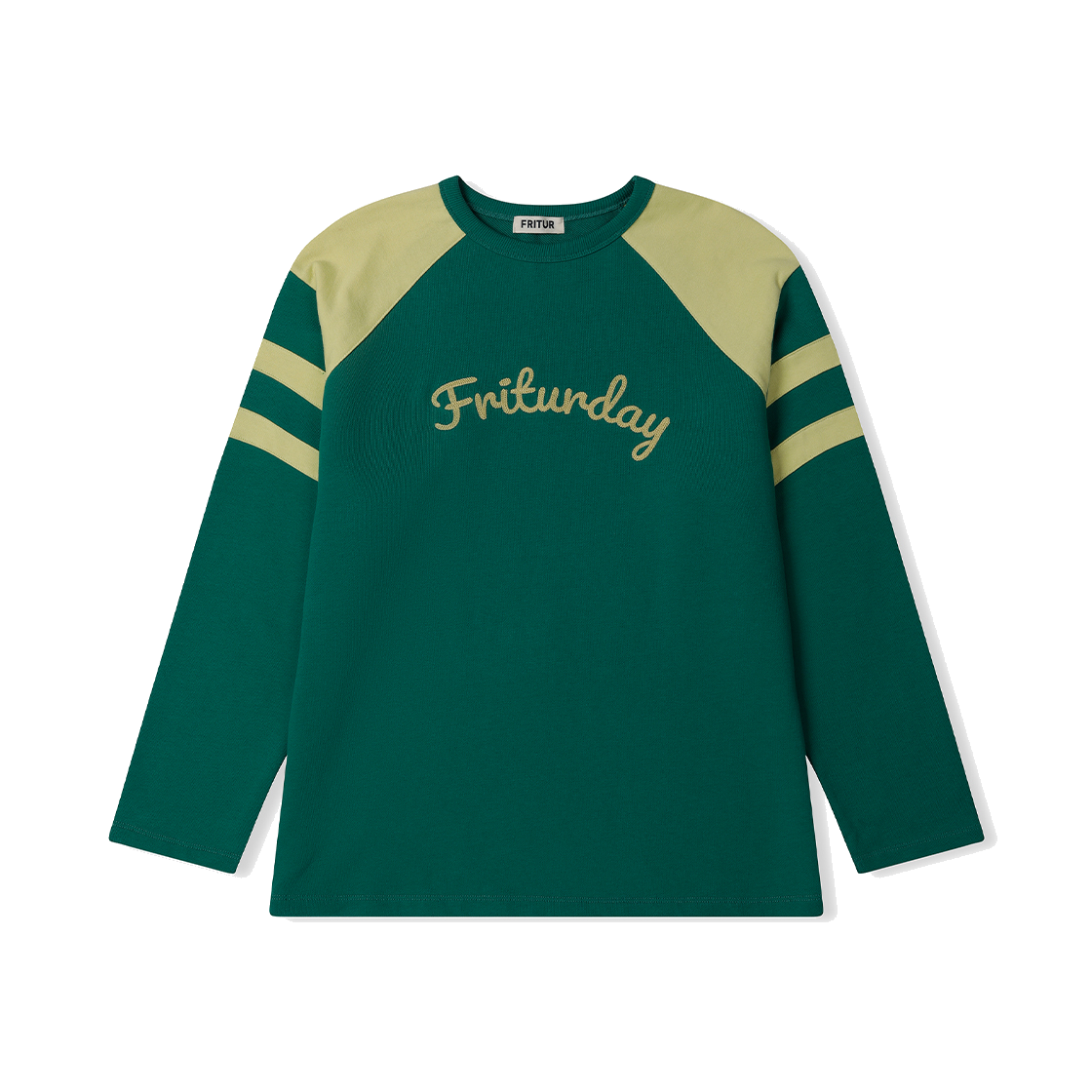 프리터 프리터데이 블록 스웻셔츠 그린