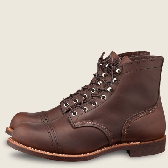 Red Wing 6 Inch Classic Moc Toe 1907 Copper Rough & Tough - D, Red Wing 6 Inch Classic Moc Toe 875 Oro Legacy - D 착용 스타일 - 5