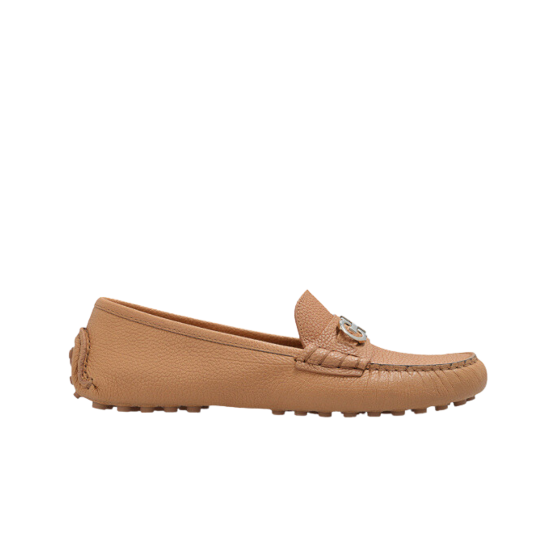 01E393-757925 (W) Ferragamo Driver with Gancini Ornament Amaretti - D