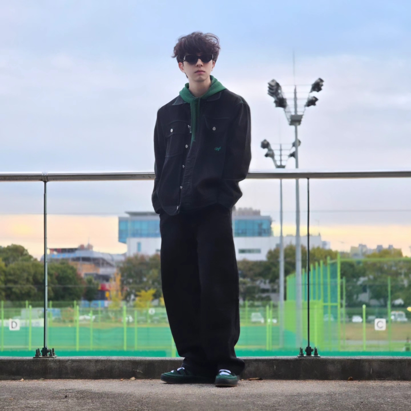 Nike NSW Club Fleece Pullover Hoodie Gorge Green - Asia, Nike NSW Club Fleece Pullover Hoodie Gorge Green - US/EU 착용 스타일 - 1