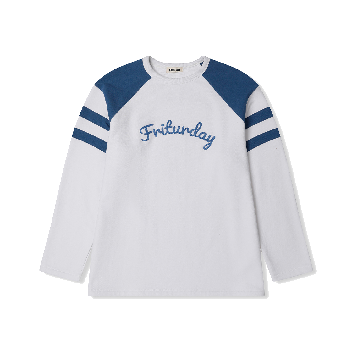 프리터 프리터데이 블록 스웻셔츠 블루