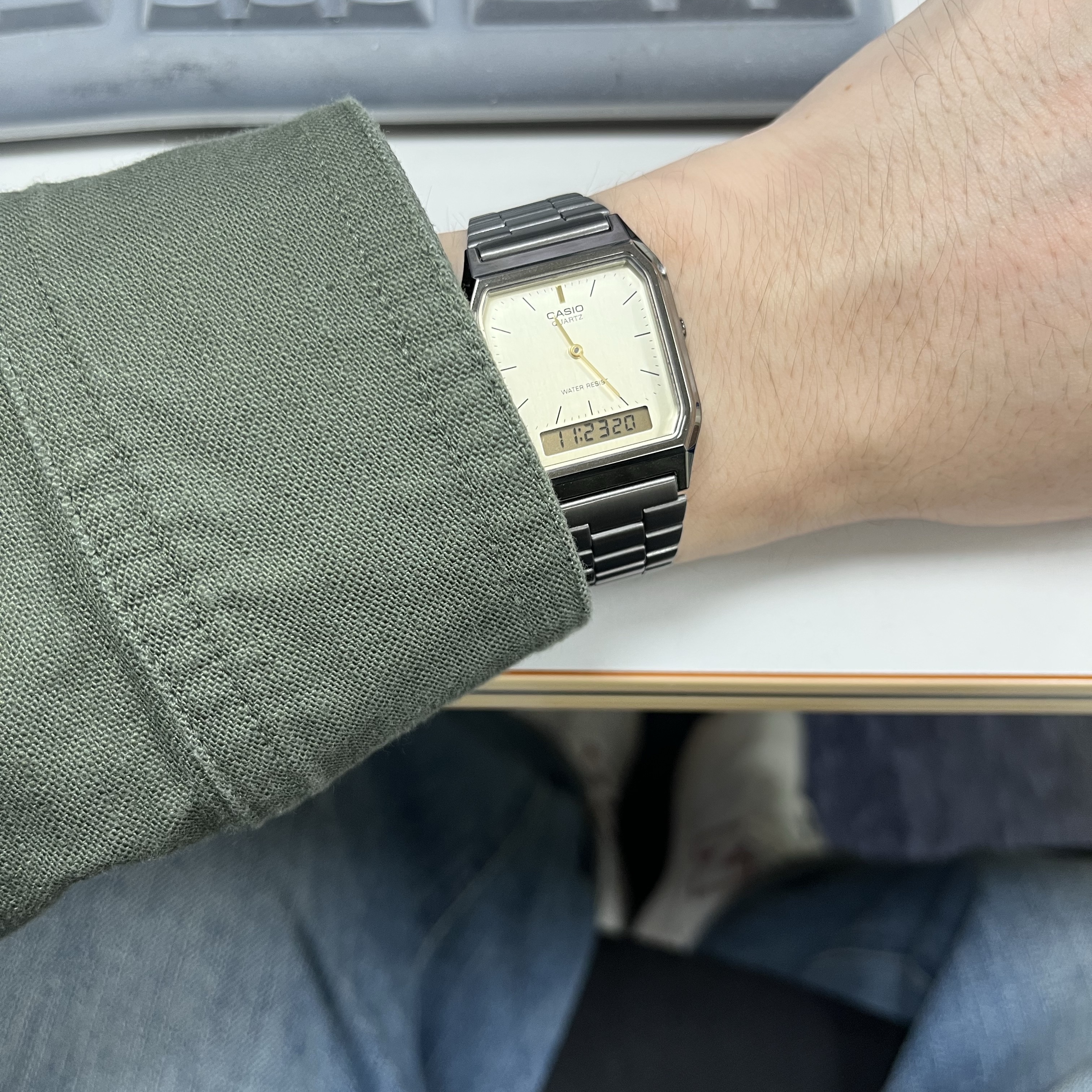 Casio AQ-230GG-9A 착용 스타일