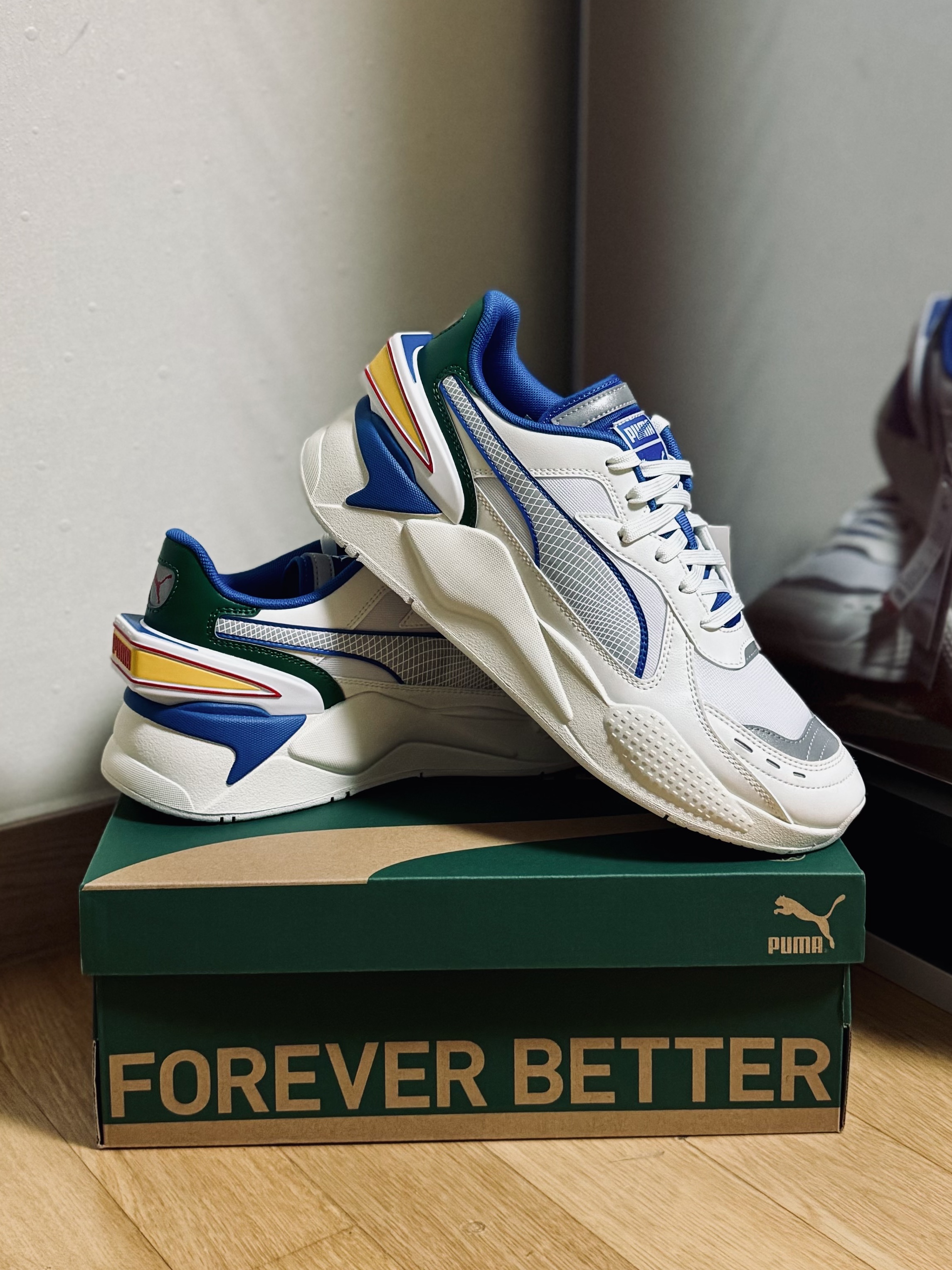 Puma x Ader Error RS-100 Whisper White 착용 스타일